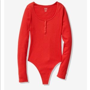 LONG SLEEVE RIB BODYSUIT